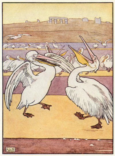Het Pelikaan Koor door Leonard Leslie Brooke